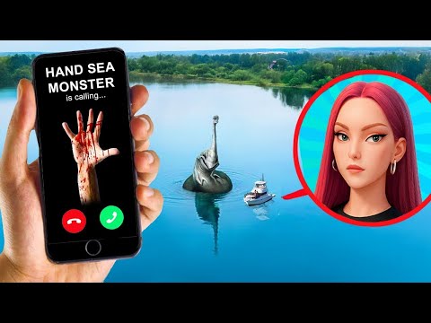 CAUGHT on DRONE: HAND SEA MONSTER EATS KPOP DEMON HUNTERS MIRA!!