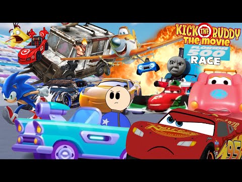 Kick the buddy Florida 500 remastered race HALLOWEEN Special!