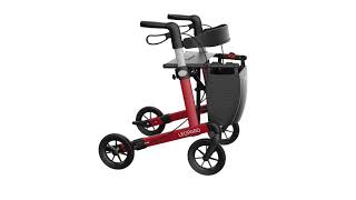 Hliníkové čtyřkolové rehabilitační chodítko Leopard Mobilex