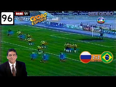 amistoso 1996 - Rússia 2x2 Brasil
