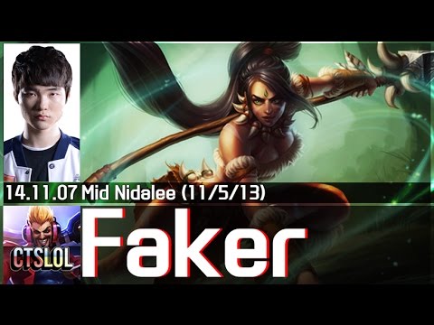 Liên Minh Huyền Thoại: Faker cầm Nidalee hổ báo cáo chồn :D