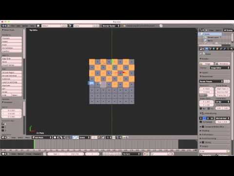 Create A Chess Board In Blender - BTEC U41