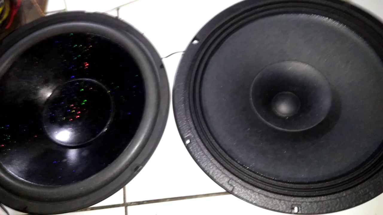Tes speaker Ads 1250 full Range Dan Teisco 1230 wofer