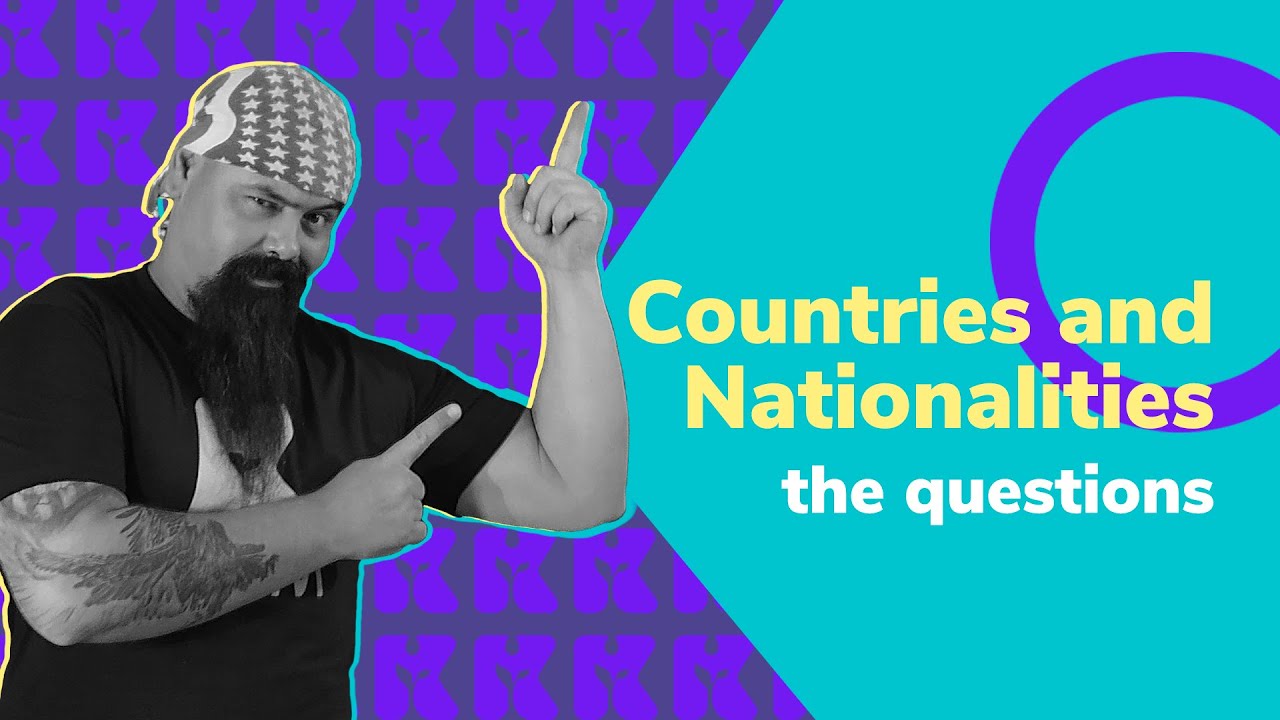 Inglês 2.0  | Kultivi | Countries and Nationalities - the questions | Prof. Rui Ventura