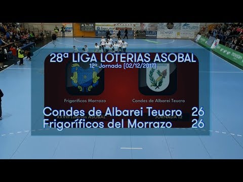 LIGA LOTERIAS ASOBAL J12 Frigoríficos del Morrazo - Condes de Albarei Teucro  26 - 26