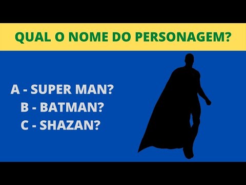 ADIVINHE O NOME DO PERSONAGEM PELA SOMBRA 2 | O QUE  O QUE ?