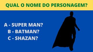 ADIVINHE O NOME DO PERSONAGEM PELA SOMBRA 2 | O QUE  O QUE ?