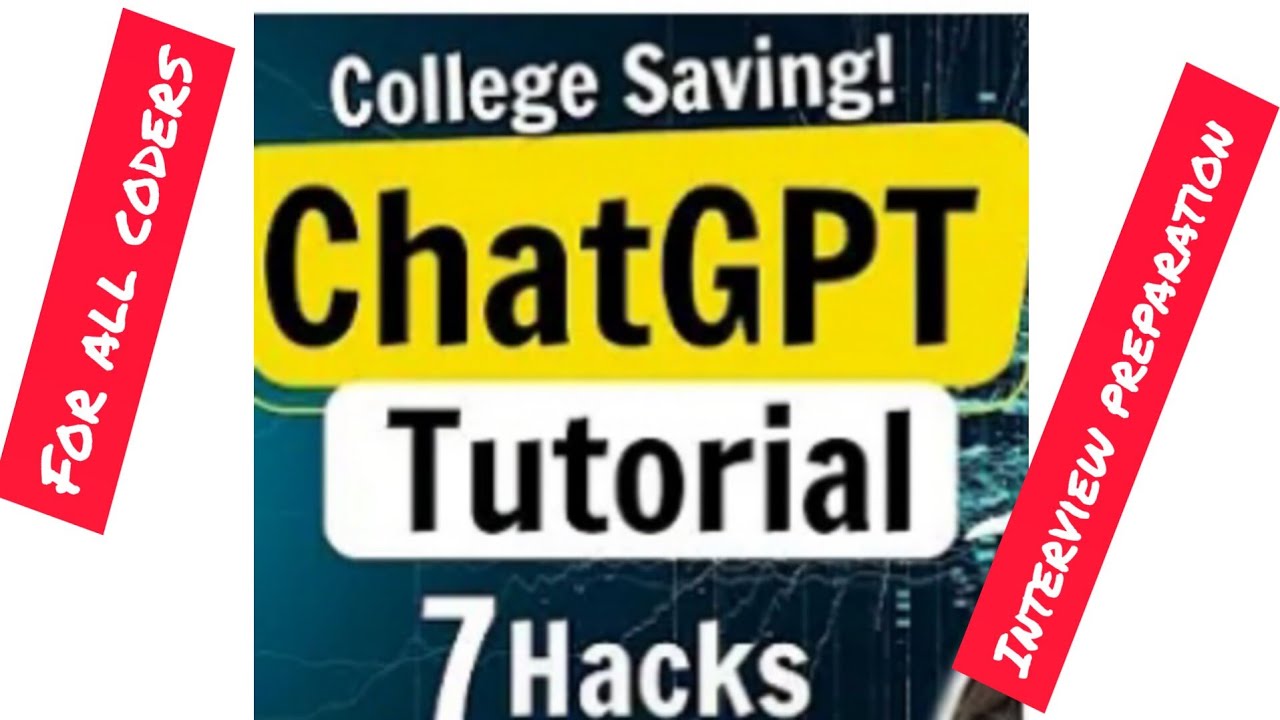 Chat GPT tutorial - For all college students and coders