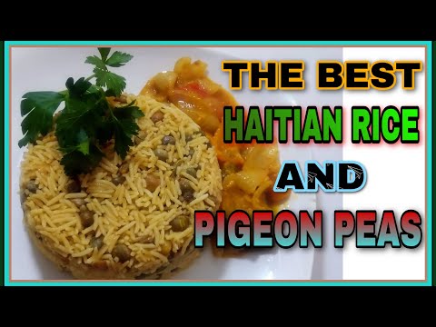 HOW TO MAKE THE BEST HAITIAN RICE AND PIGEON PEAS| Diri Shodé Ak Pwa Kongo