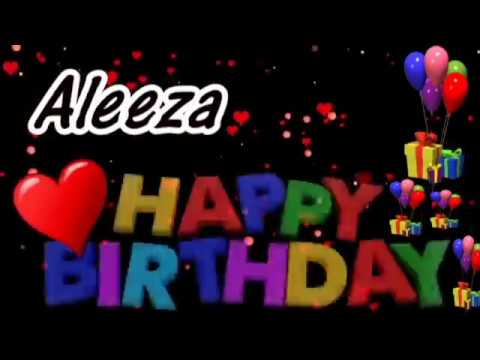 Aleeza Happy Birthday Song With Name | Aleeza Happy Birthday Song | Happy Birthday Song