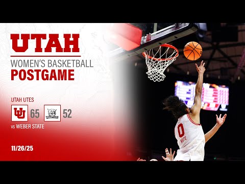 Utah: 65, Weber State: 52 | Utah Women's Basketball Post Game Press Conference
