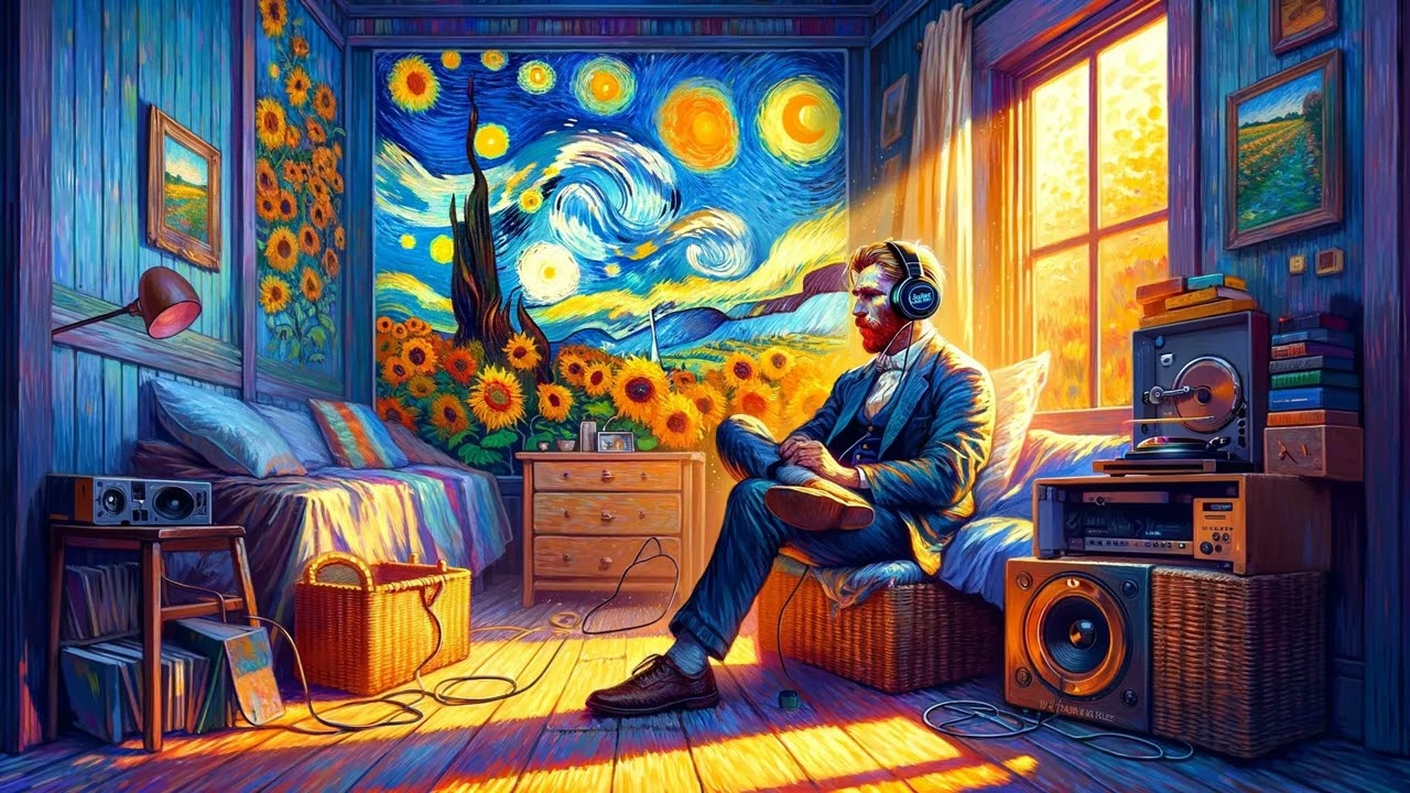 Starry Night Lofi Music 🌌✨