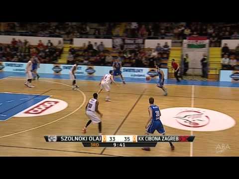 ABA Liga 2014/15, Round 19 match: Szolnoki Olaj - Cibona (25.1.2015)