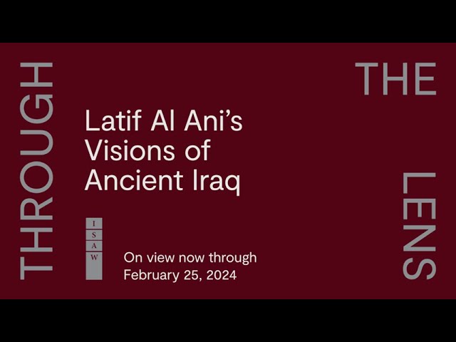 Vídeo relacionado con Through the Lens: Latif Al Ani's Visions of Ancient Iraq (Institute for the Study of the Ancient World Exhibition Catalogs)