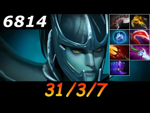 Dota 2 Phantom Assassin 6814 MMR 31/3/7 (Kills/Deaths/Assists) Ranked Full Gameplay