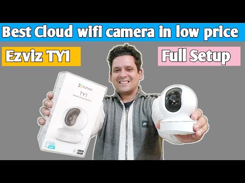 Hikvision Ezviz TY1 Wifi camera with cloud Motion Tracking & Siren | Best wireless wifi Cctv camera