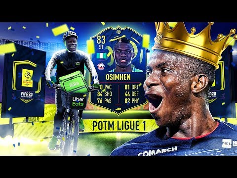 THE PERFECT POTM CARD?! 83 LIGUE 1 POTM OSIMHEN PLAYER REVIEW! FIFA 20 Ultimate Team