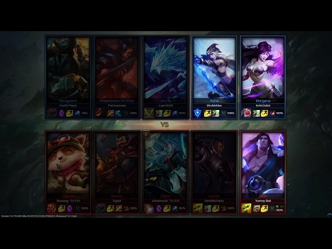 [37] Taric Support vs Ashe and Morgana [Patch 7.5] [Loss]