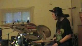 Strapping Young Lad - Wrong Side drum cover.