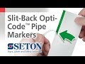 Opti-Code™ Slit Back Pipe Markers
