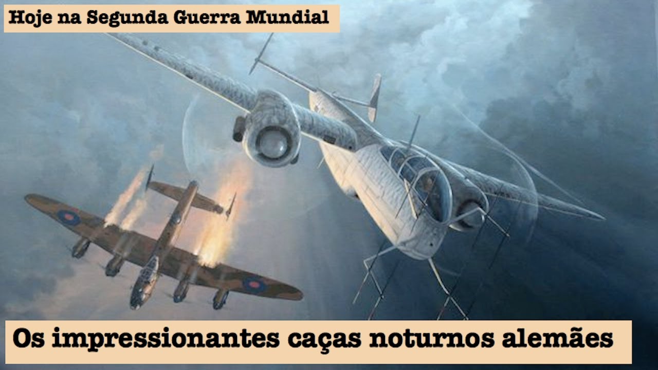 Os impressionantes caças noturnos alemães