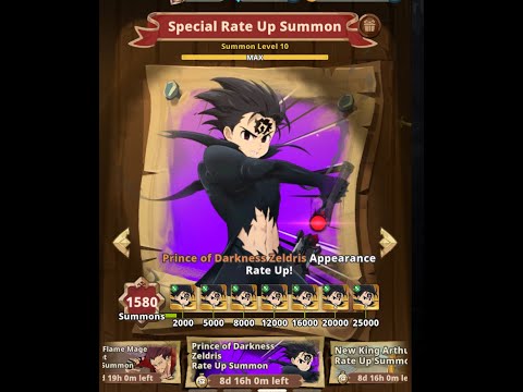 7DS seven deadly Idle 400,000k Gems, 2.0T Gold account Drop Should you Summon NEW Zeldris