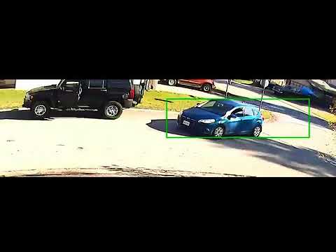 Surveillance footage of two vehicles believed to be linked to deadly shooting