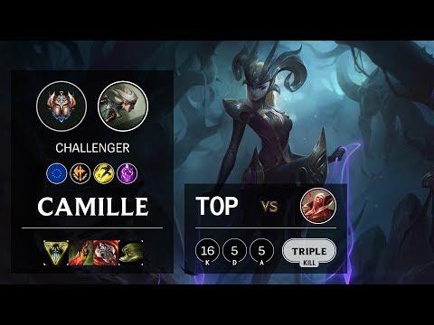 Camille Top vs Vladimir - EUW Challenger Patch 10.10