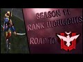 SEASON 11 RANK HIGHLIGHTS ROAD TO HEROIC | FREE FIRE ALAXEEN HIGHLIGHTS