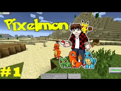 Minecraft Pixelmon Let's Play w/Mitch! Ep 1 compilation - Choose Your Pokemon - Wild Charmeleon