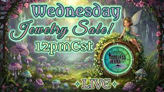 Wednesday Live Sterling Silver/Costume Jewelry Sale 12pm cst / 1pm est