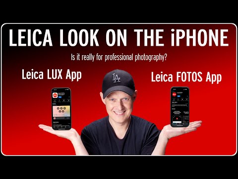 Leica Look on the iPhone with the Leica LUX App and the Leica FOTOS App