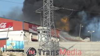 حريق هائل في احد مصانع الخليل٢٥-٩