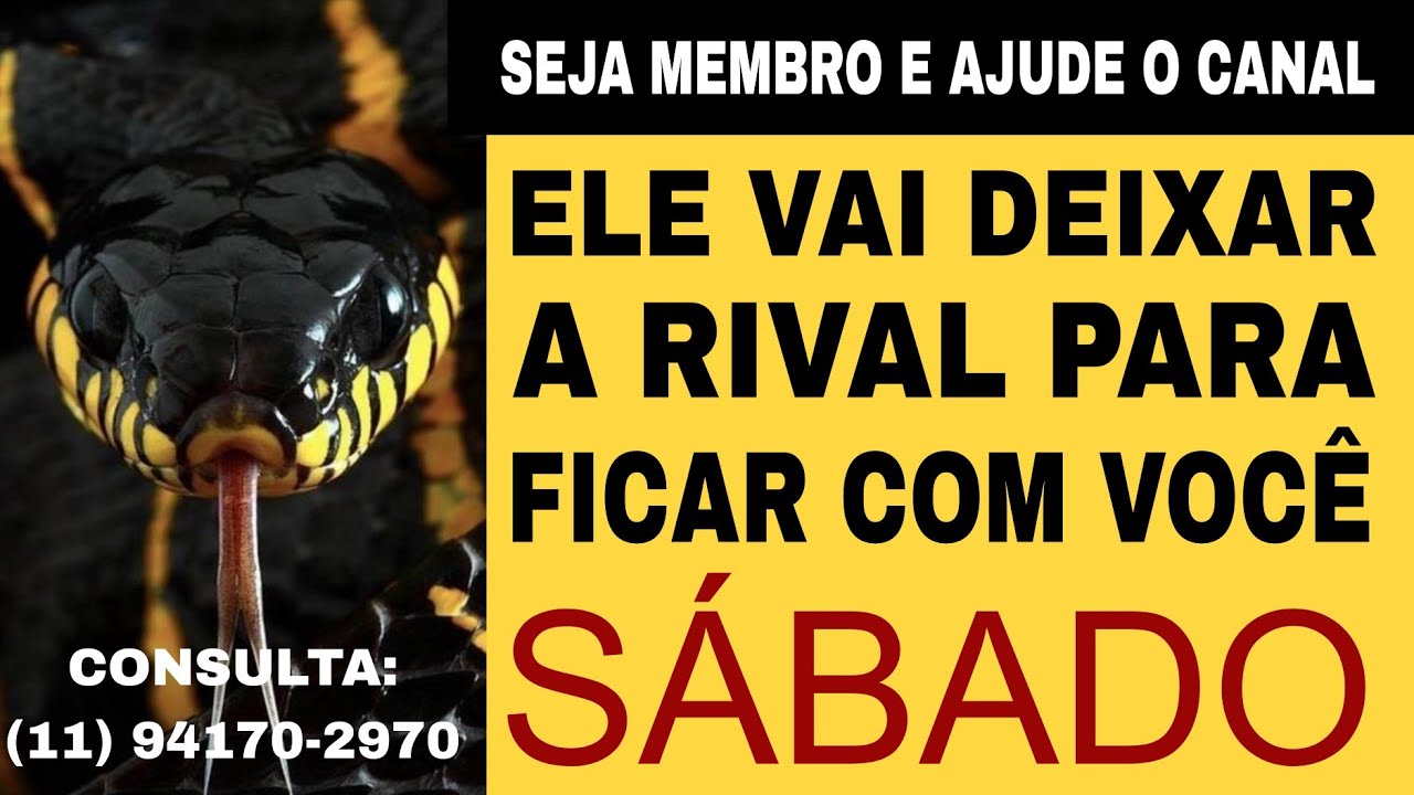 🚨 BRINCOU COM FOGO E ACABOU AMANHECENDO MIJADO! ELE VAI DEIXAR RIVAL PARA FICAR COM VOCÊ - SÁBADO