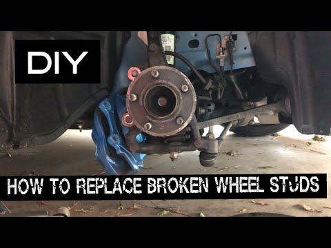 How to Replace Broken/stripped out Wheel Studs on Dodge Challenger with Brembos | *EASY WAY