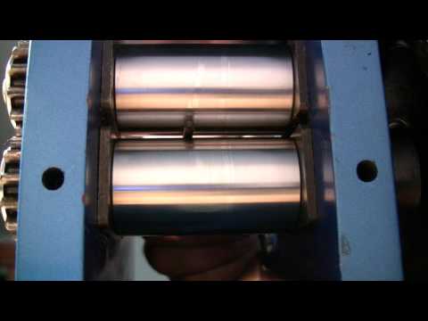 Laminatoio a rulli piatti - lastrina di argento da filo quadrato