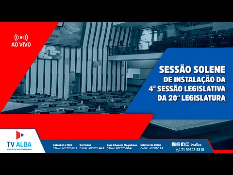 SESSÃO SOLENE DE INSTALAÇÃO DA 4ª SESSÃO LEGISLATIVA DA 20ª LEGISLATURA - 03/02/2026