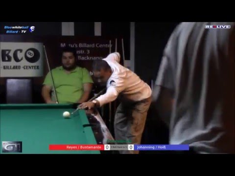 Reyes / Bustamante vs Hoiß / Johanning Backnang Open 2016 - German  Tour powered by REELIVE