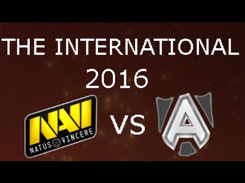 The International 2016 Alliance vs NaVi Group Stage Day 2 Game 1