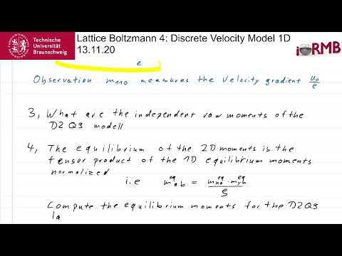 Introduction to Lattice Boltzmann Lecture 4