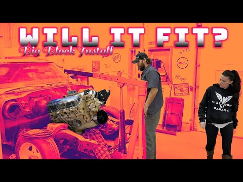 Independence Chevelle - Procharged Chevy Big Block and TH400 Transmission Installation