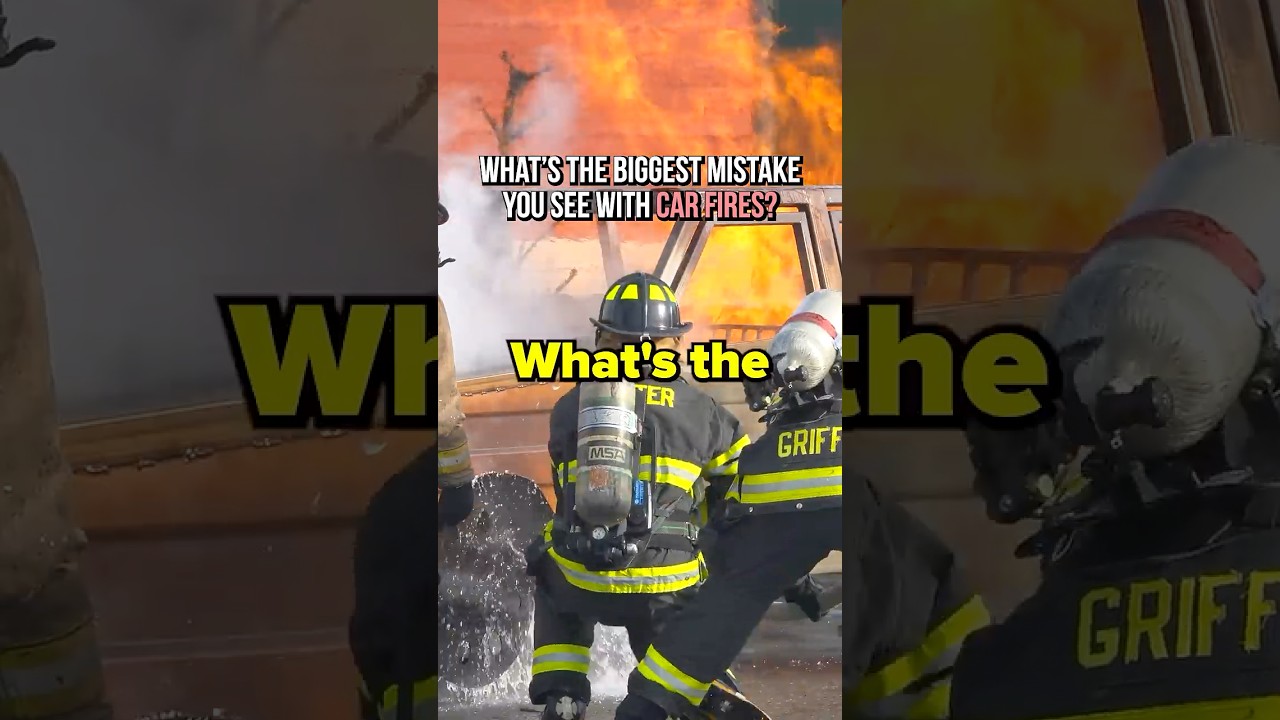 CAR FIRES: What's the biggest mistake firefighters make?