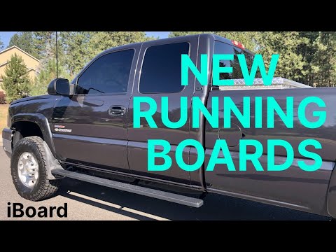 The BEST running boards! (APS iBoard install & review) Duramax