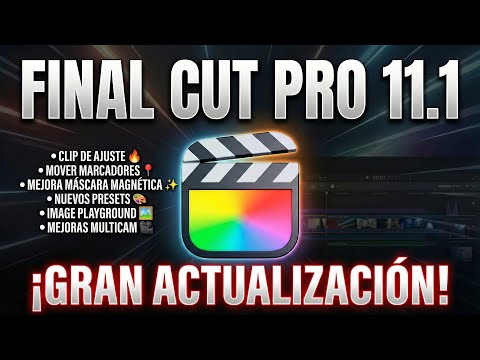 Final Cut Pro para Mac obtiene Clips de Ajuste, Integración de Image Playground y más