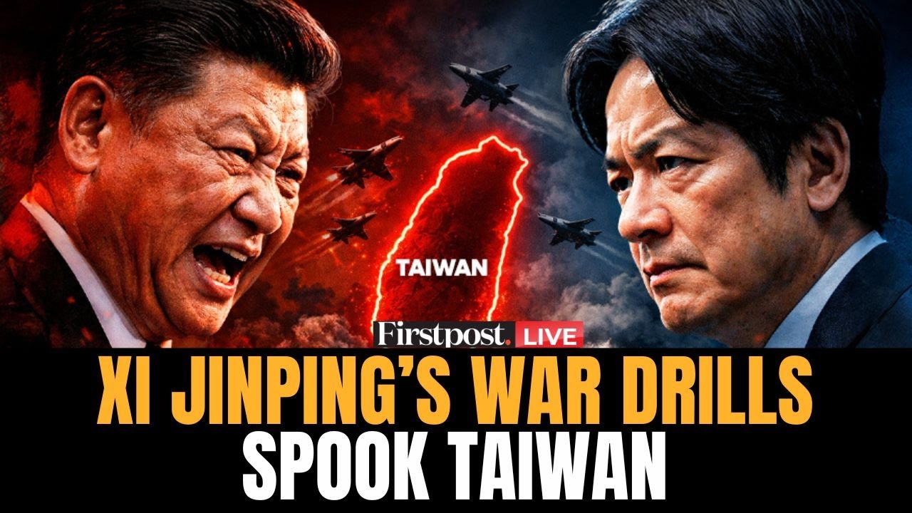 LIVE: China-Taiwan Tensions Escalate After PLA Launches "Justice Mission 2025" Wargames | Firstpost