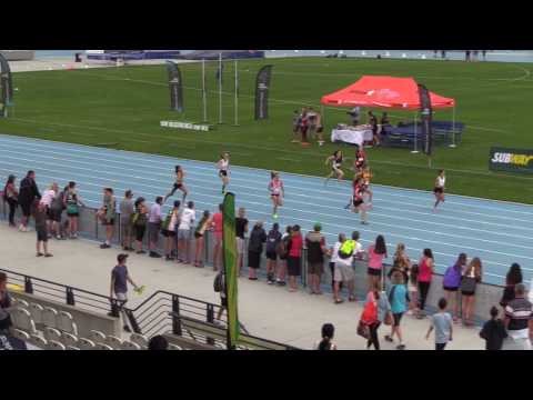 2017 STATE TRACK & FIELD CHAMPIONSHIPS: GIRLS U12 200M FINAL // LAVicTV