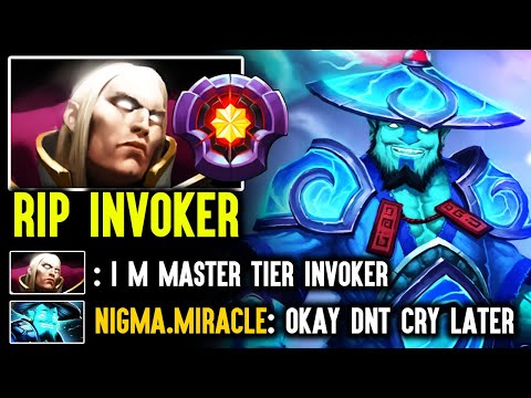 How MIRACLE Destroy Master Tier Invoker On Solo Mid - No Fun Allowed Dota 2