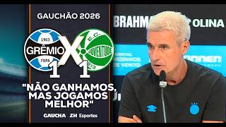 LUÍS CASTRO FALA SOBRE EMPATE EM CASA E SAÍDA DE JOGADOR DO GRÊMIO | GRÊMIO 1x1 JUVENTUDE | 15/02/26