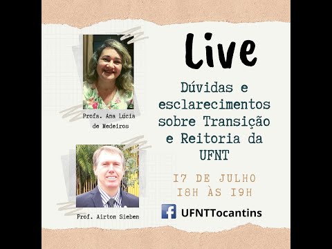 Roda de Conversa -  Reitoria Pro Tempore UFNT e Comissão Central de Transição