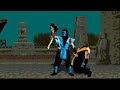 MORTAL KOMBAT 1 SUB ZERO SEGA GENESIS